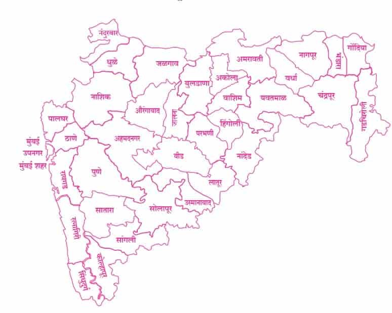 Maharashtra list of Districts ,Taluka with Pin code